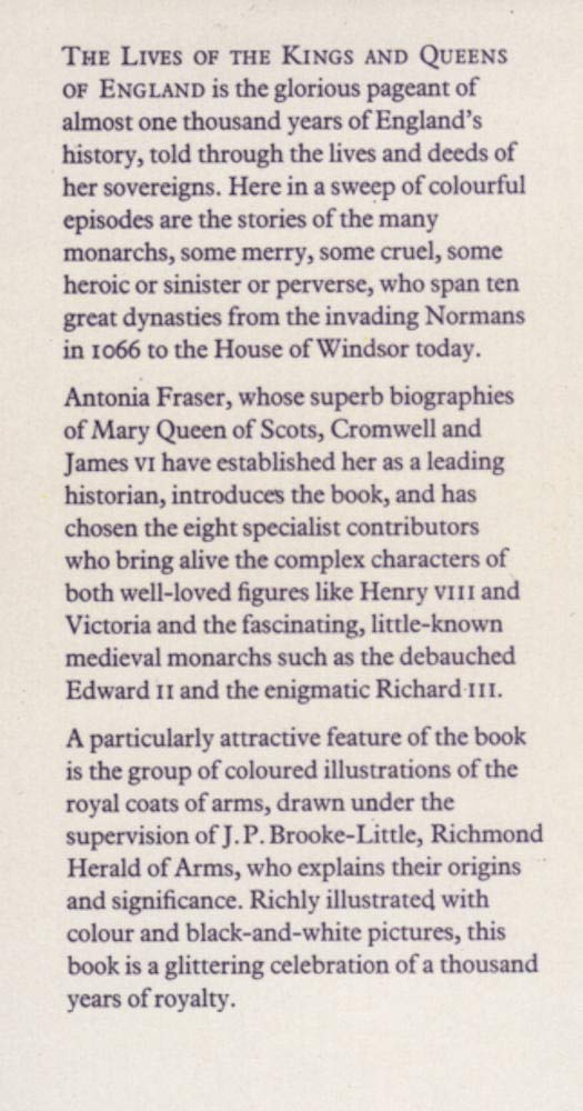 The Lives of the Kings and Queens of England, Revised and Updated used book depot