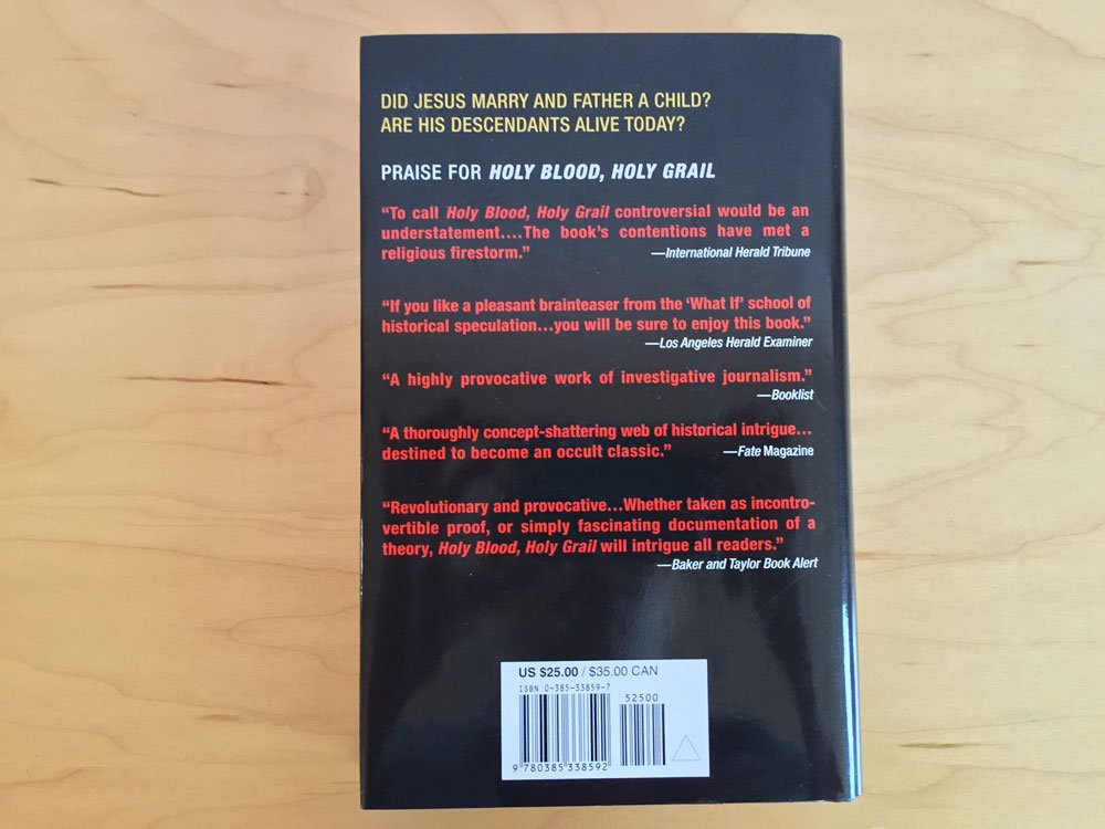 Holy Blood, Holy Grail used book depot