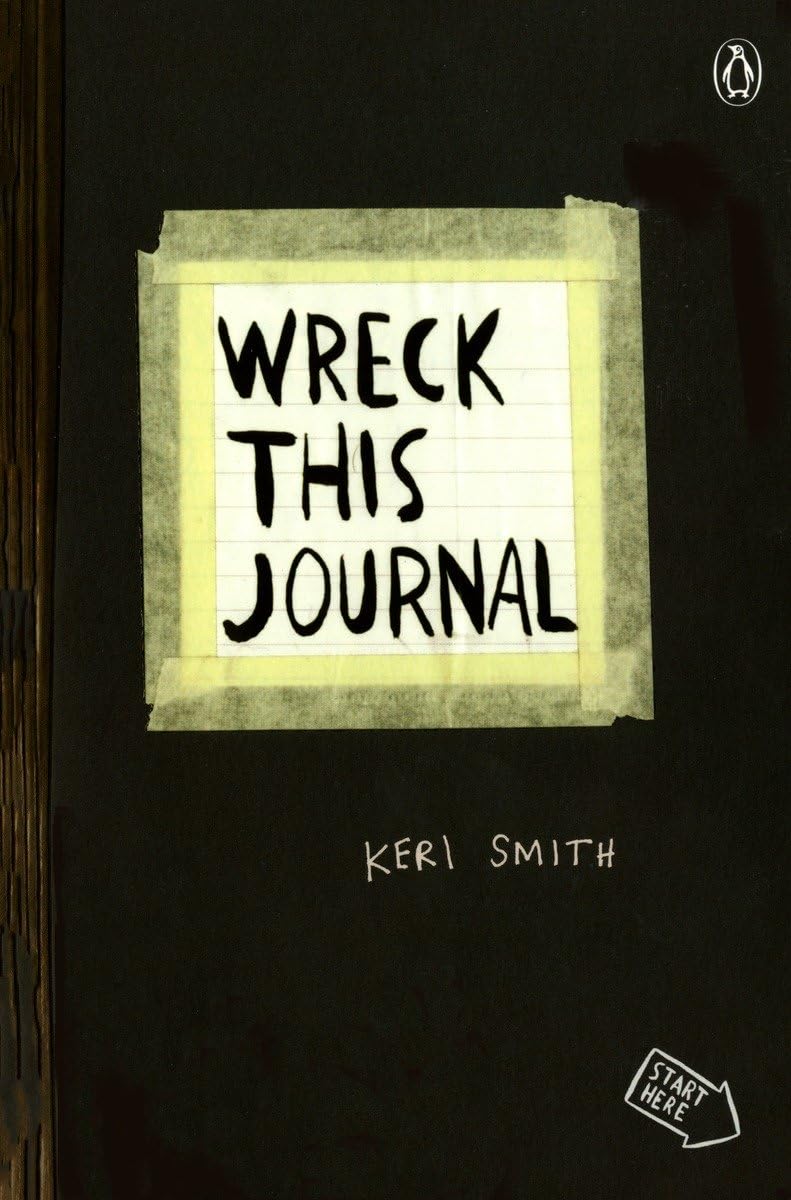 Wreck This Journal (Black) Expanded Edition used book depot