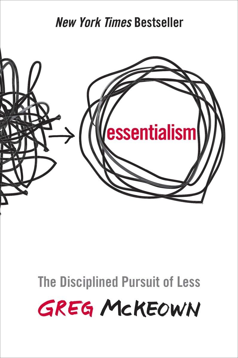 Essentialism: The Disciplined Pursuit of Less used book depot