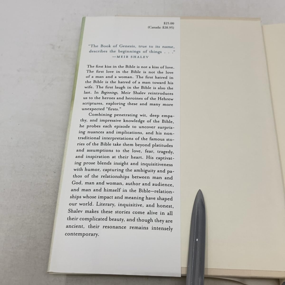 Beginnings: Reflections on the Bible's Intriguing Firsts used book depot
