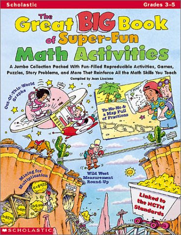 The Great Big Book of Super-Fun Math Activities used book depot