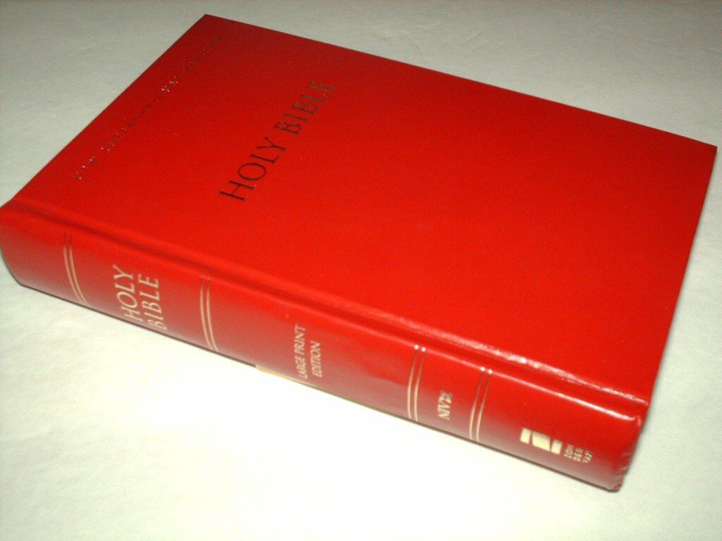 NIV Worship Bible, Large Print Edition used book depot
