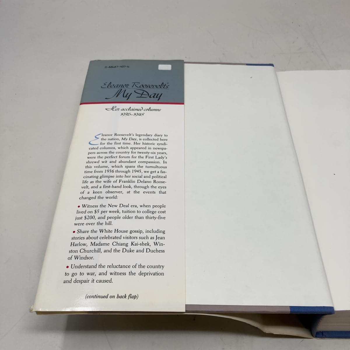 Eleanor Roosevelt's My Day: Her Acclaimed Columns 1936-1945 used book depot