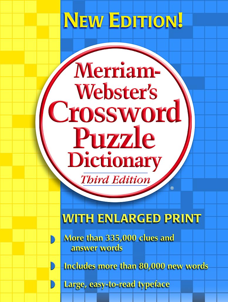 Merriam-Webster's Crossword Puzzle Dictionary used book depot