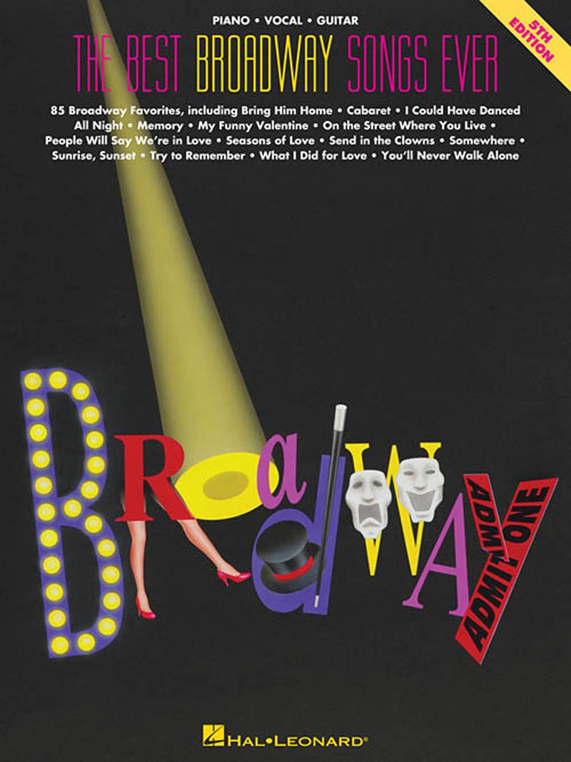 The Best Broadway Songs Ever (Best Ever) used book depot