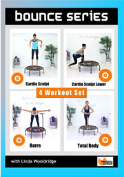 Barlates Body Blitz Bounce Series 4 Workout Rebounder DVD used book depot
