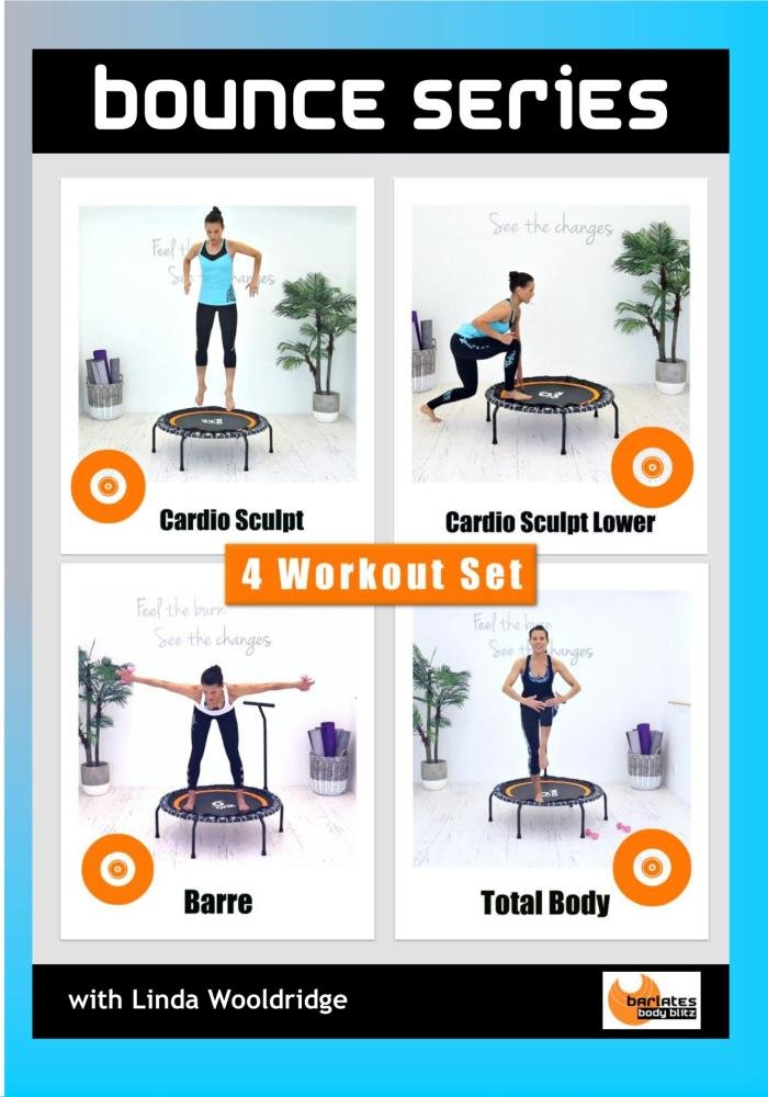 Barlates Body Blitz Bounce Series 4 Workout Rebounder DVD used book depot
