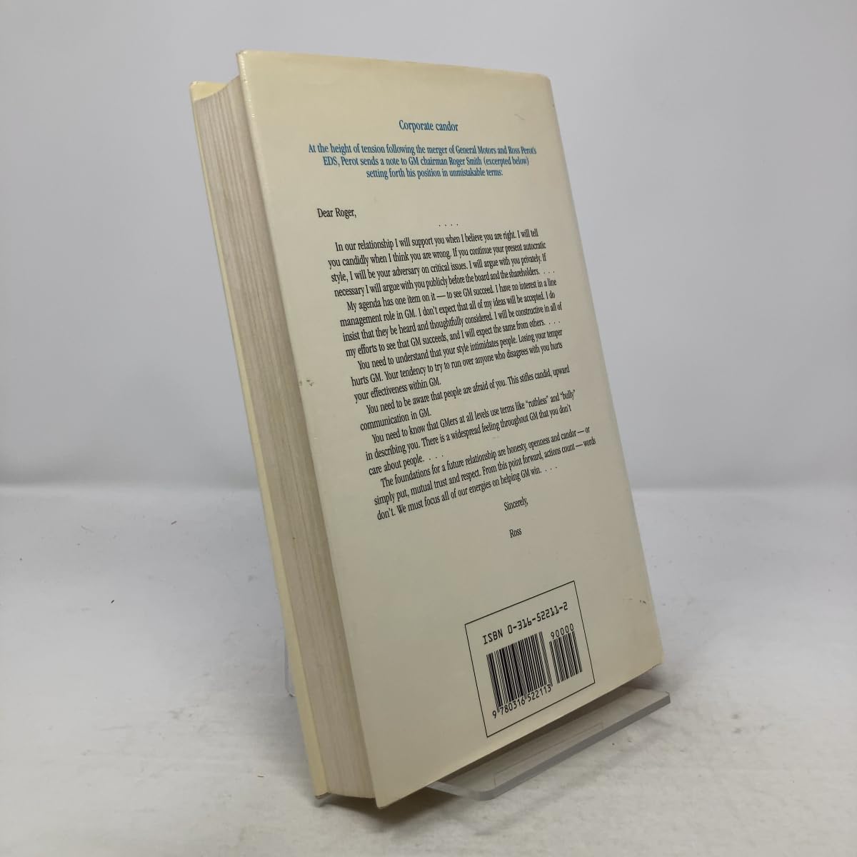 Irreconcilable Differences: Ross Perot Versus General Motors used book depot