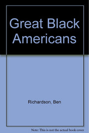 Great Black Americans used book depot