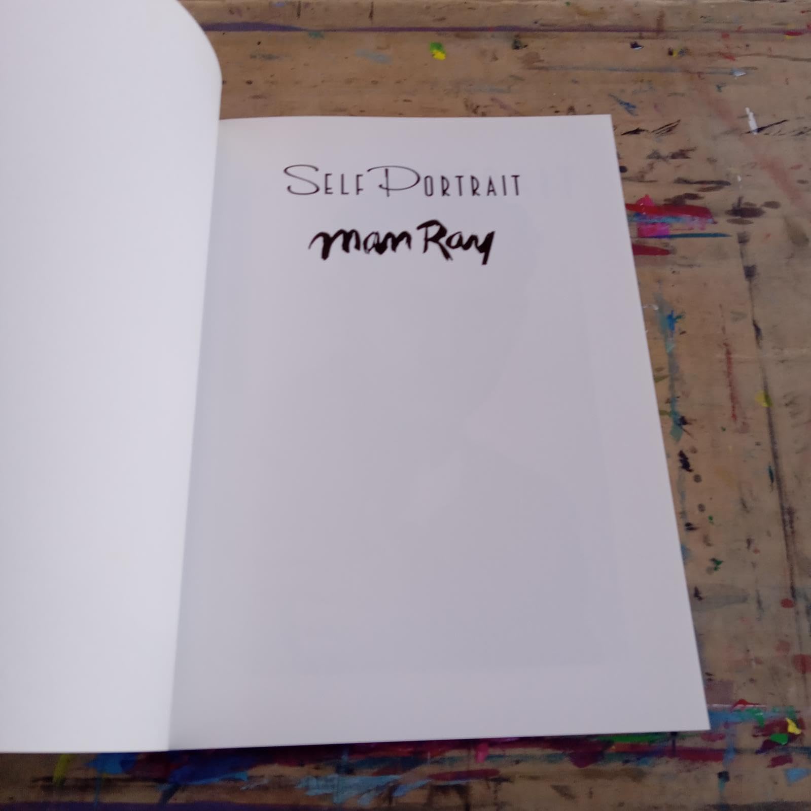 Self Portrait: Man Ray used book depot