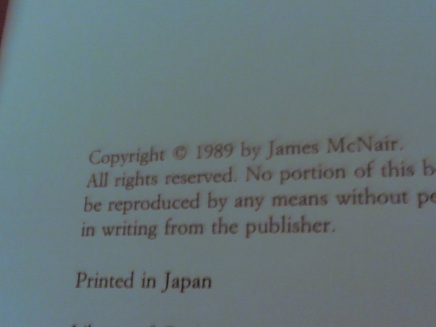 James McNair's Beef Cookbook used book depot