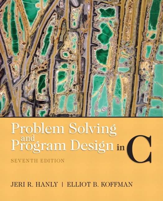 Problem Solving and Program Design in C (7th Edition) used book depot