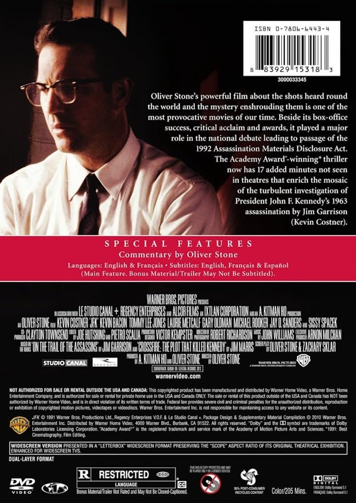 JFK - Special Edition Director's Cut [DVD] used book depot