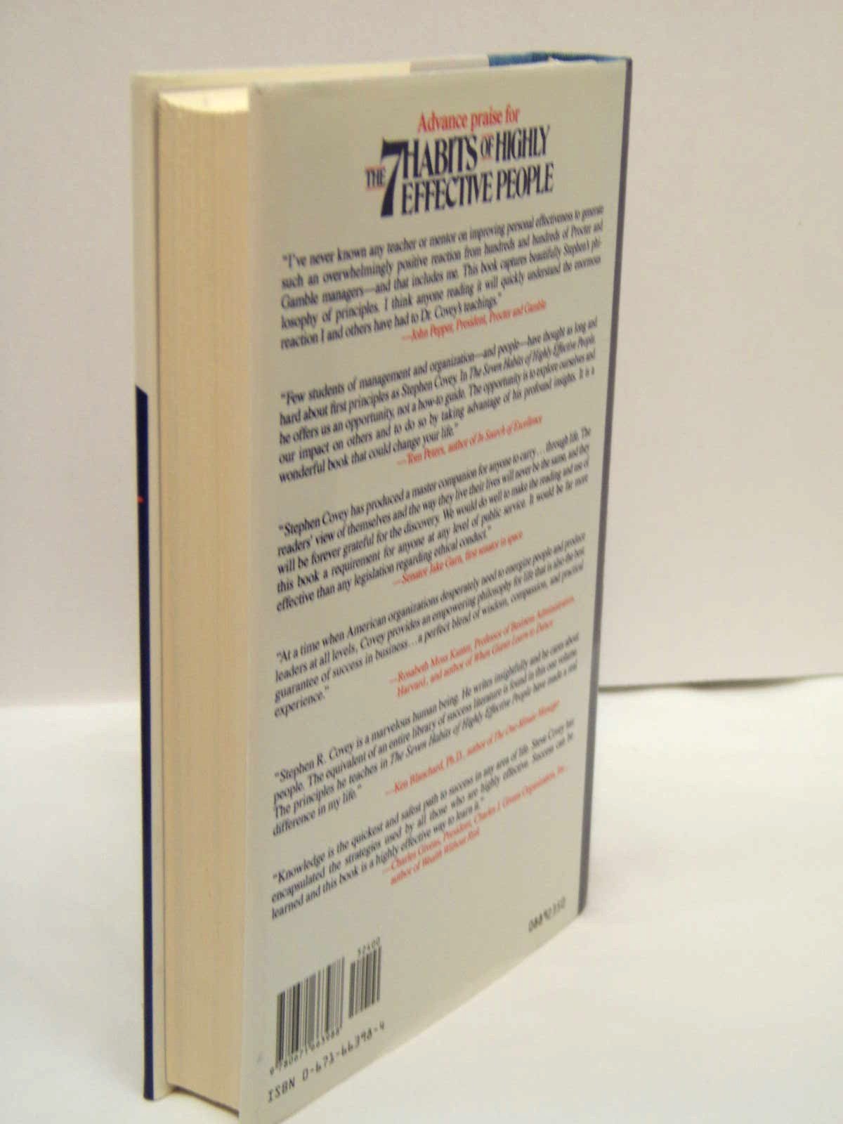 Seven Habits of Highly Effective People: Restoring the Character Ethic used book depot