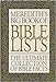 Merediths Big Book of Bible Lists: A OneOfAKind Collection of Bible Facts Presented in List Form Meredith, Joel L