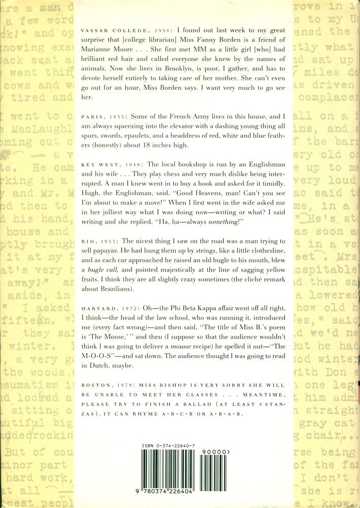 One Art: Letters of Elizabeth Bishop used book depot