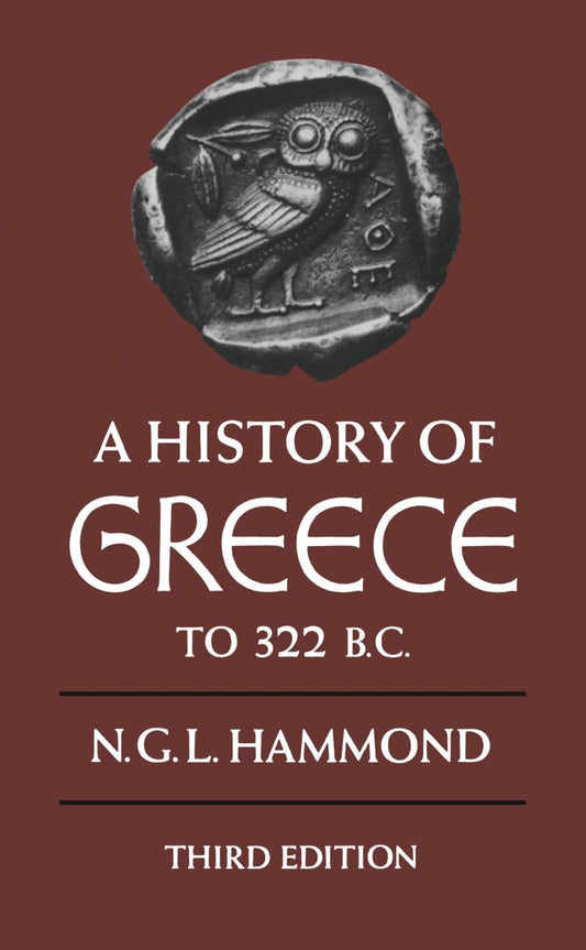 A History of Greece to 322 B.C.
