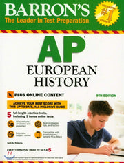 Barron's AP European History with Online Tests (Barron's Test Prep) used book depot