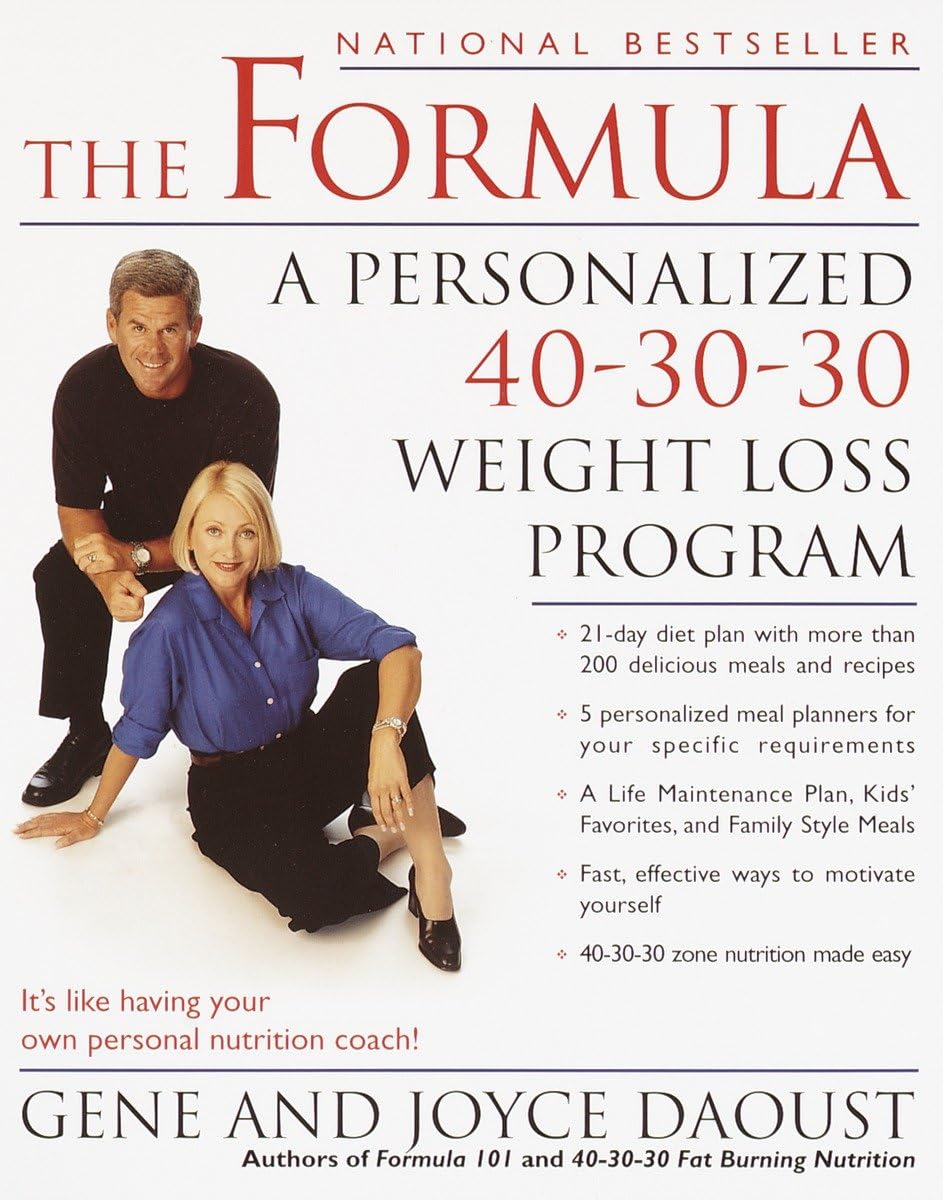 The Formula: A Personalized 40-30-30 Weight Loss Program used book depot