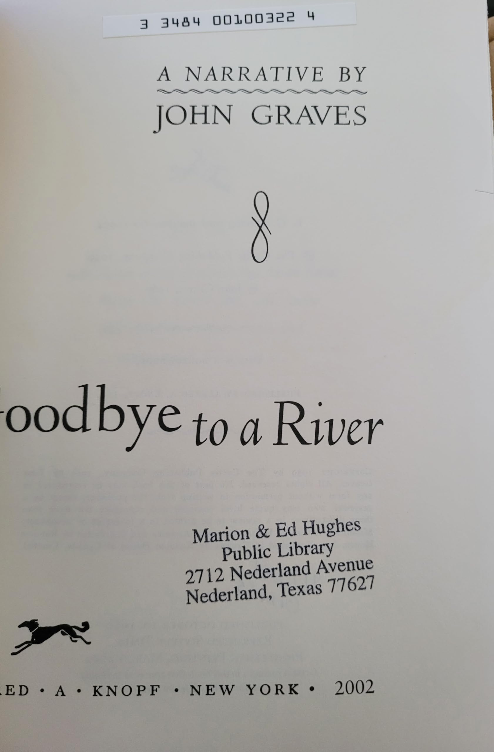 Goodbye to a River used book depot