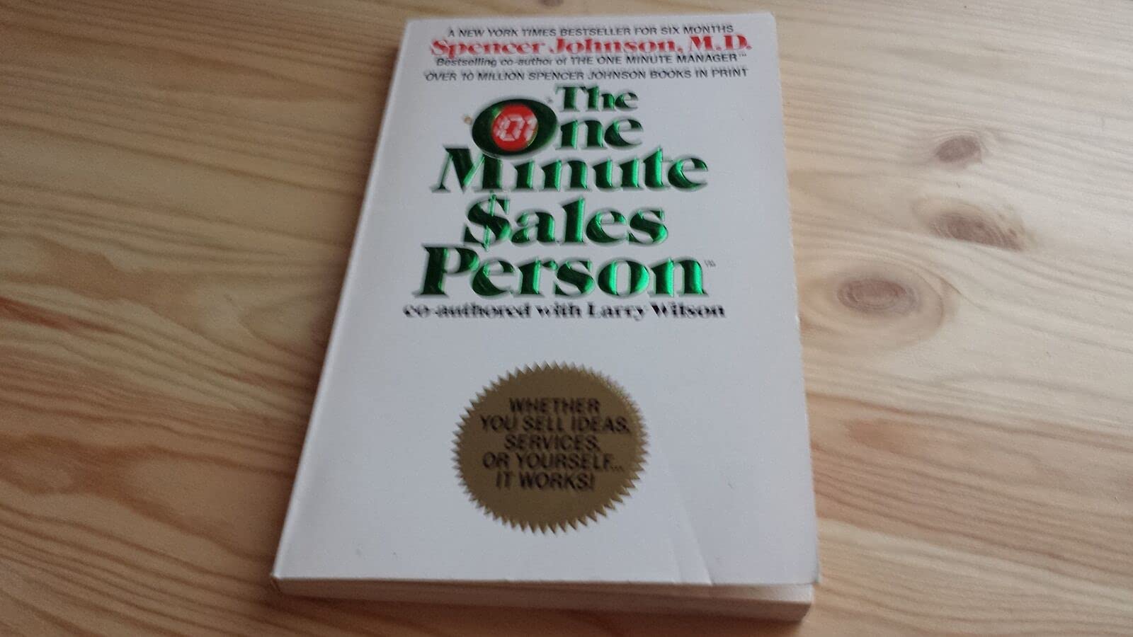 The One Minute Sales Person used book depot