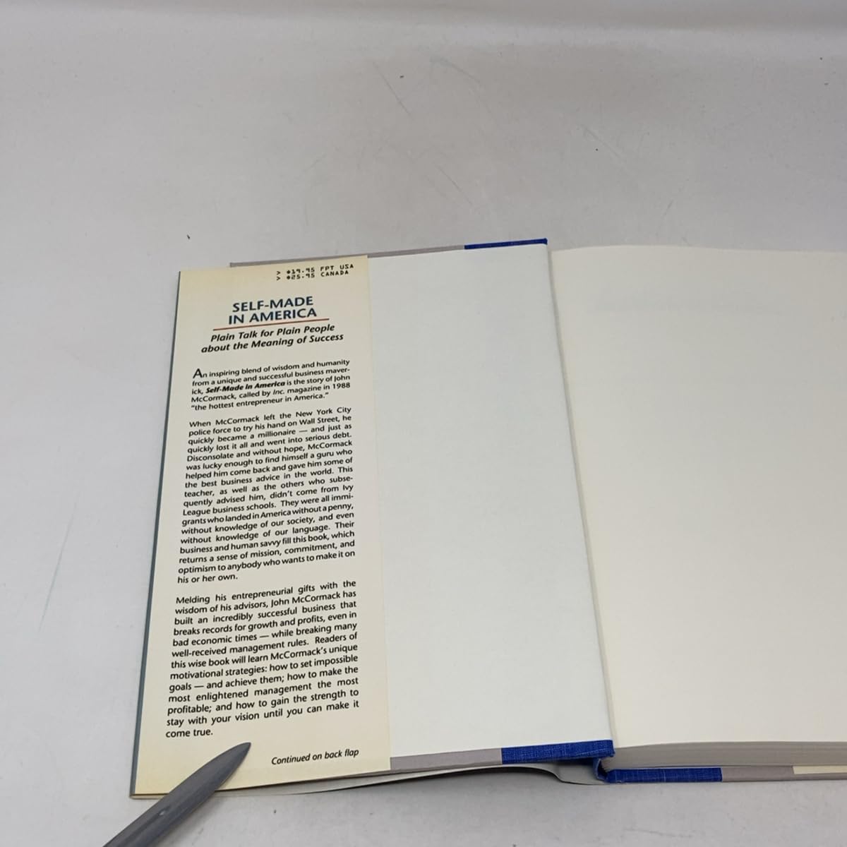 Self-made In America: Plain Talk For Plain People About The Meaning Of Success used book depot