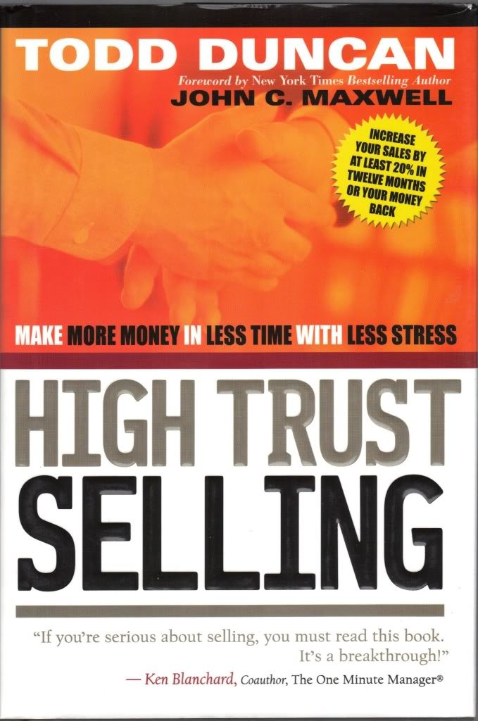 Cu High Trust Selling: Make More Money-In Less Time-With Less Stress used book depot