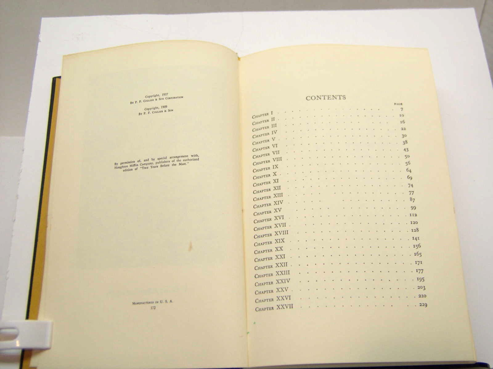 Two Years Before the Mast and Twenty-Four Years After - Harvard Classics used book depot