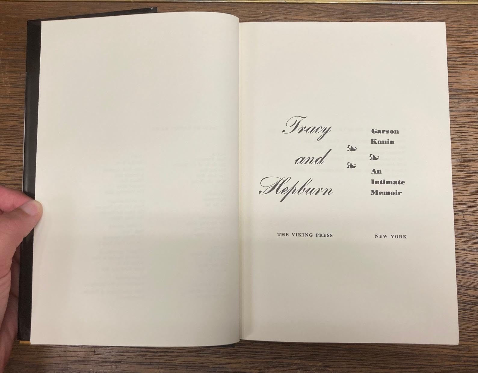 Tracy and Hepburn: An Intimate Memoir