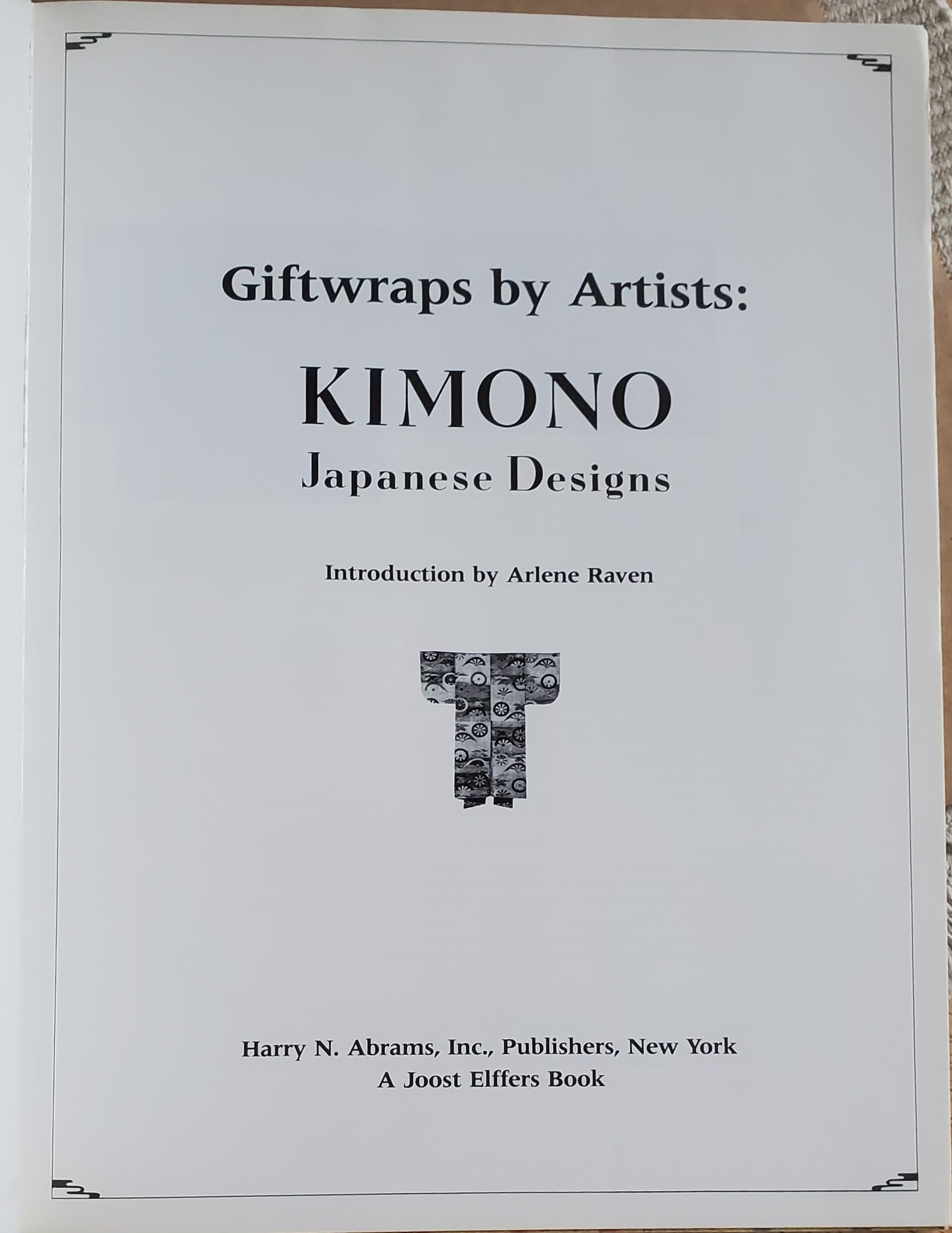 Giftwraps by Artists: Kimono : Japanese Designs used book depot