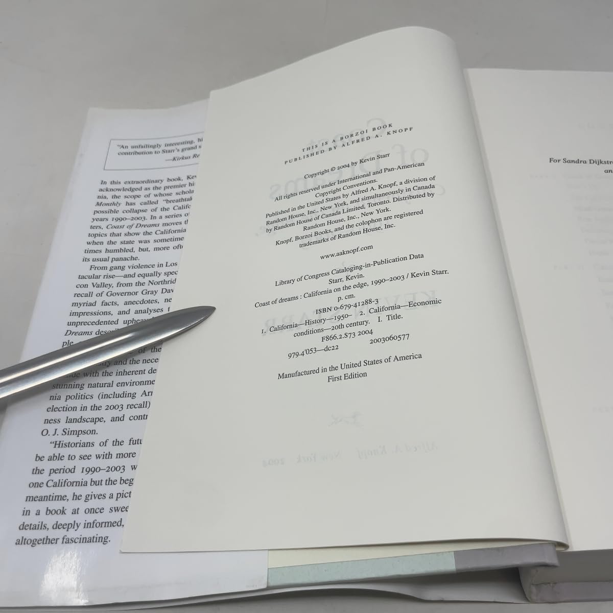 Coast of Dreams: California on the Edge, 1990-2003