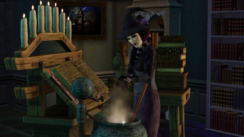 The Sims 3 Supernatural used book depot