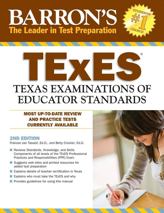 TExES Barrons Test Prep TX [Paperback] van Tassell EdD, Frances and Crocker EdD, Betty