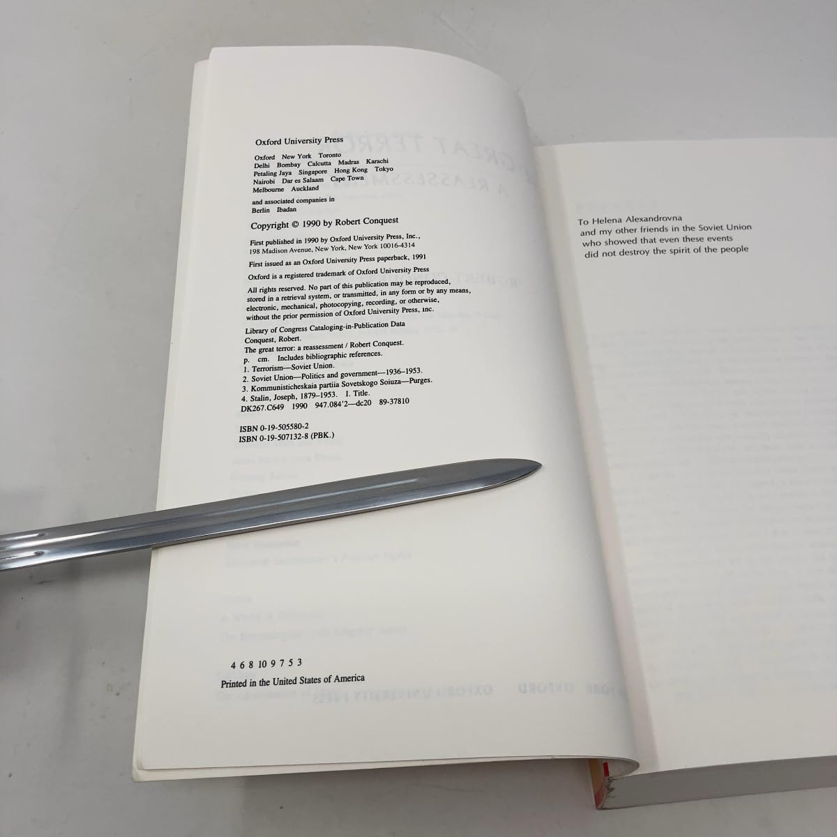 The Great Terror: A Reassessment used book depot