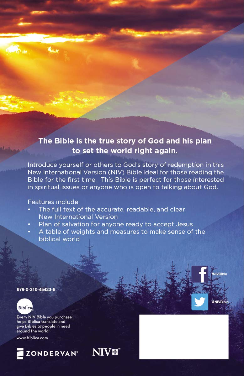NIV, God's Word Outreach Bible, Paperback used book depot