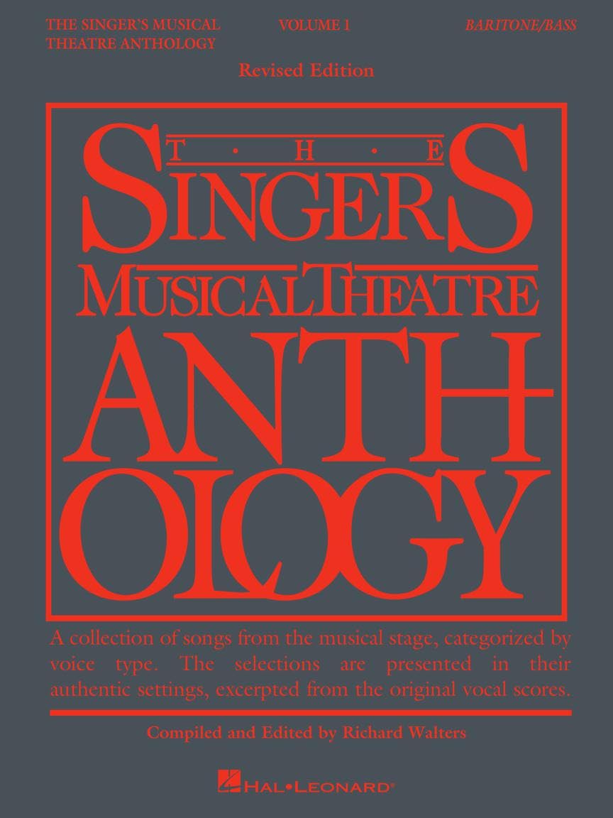 The Singer’s Musical Theatre Anthology Volume 1 Baritone/Bass | Broadway Vocal Selections Songbook | Piano Accompaniment Sheet Music Book for Baritone ... Musical Theatre Anthology (Songbooks used book depot
