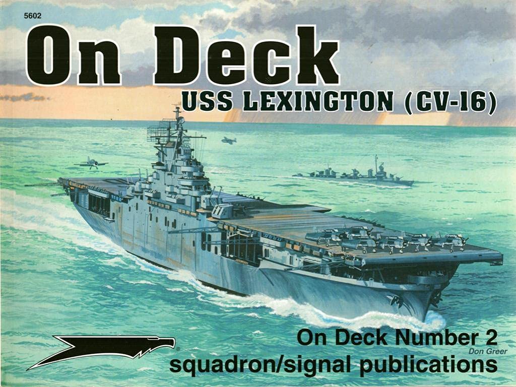 USS Lexington (CV-16) - On Deck No. 2 used book depot