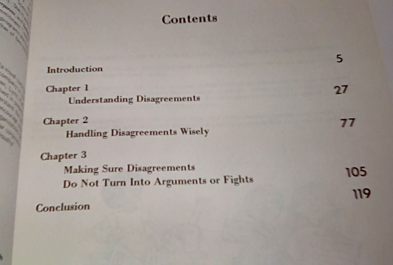 Handling Your Disagreements used book depot