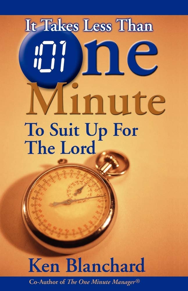 It Takes Less Than One Minute to Suit Up for the Lord used book depot