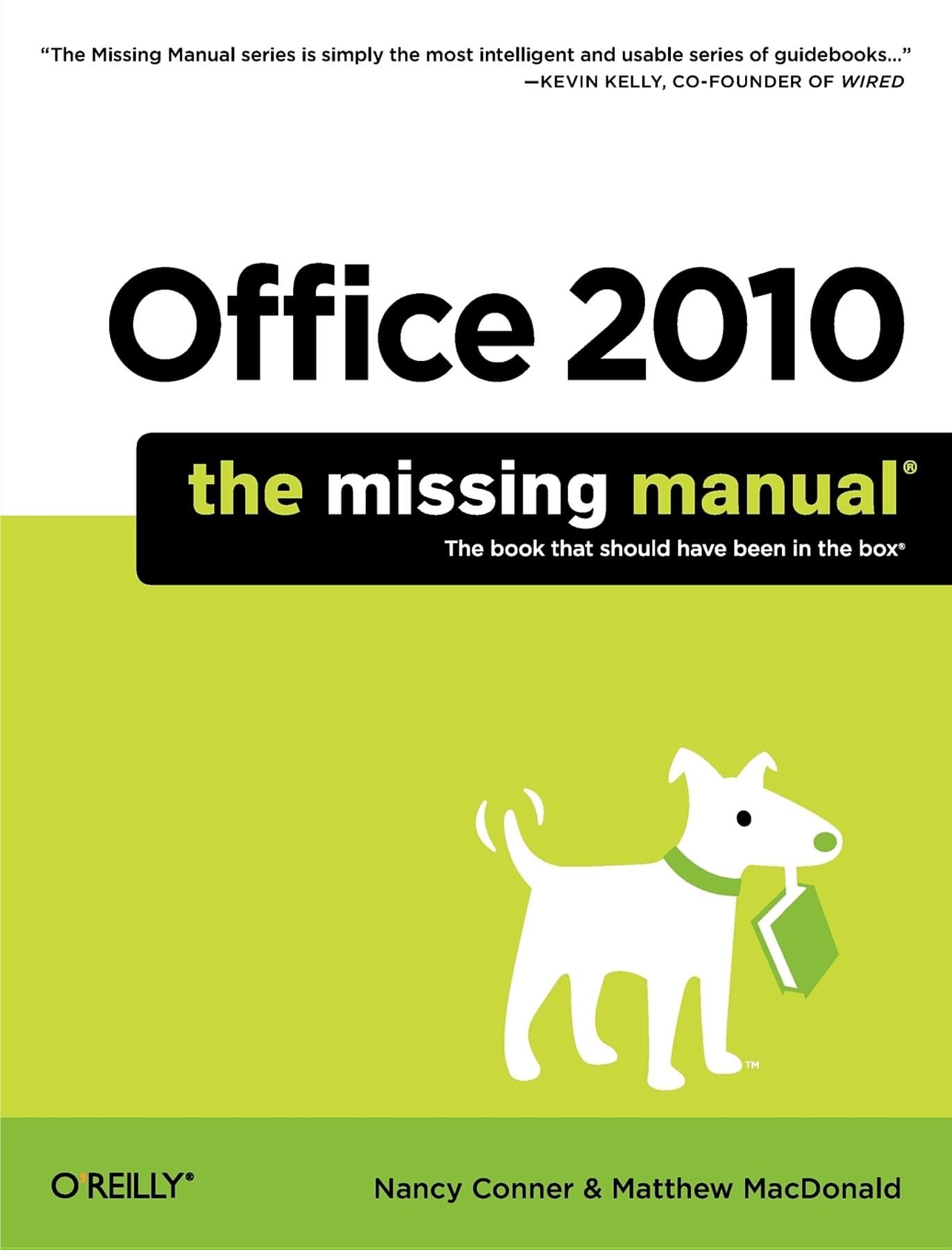 Office 2010: The Missing Manual used book depot