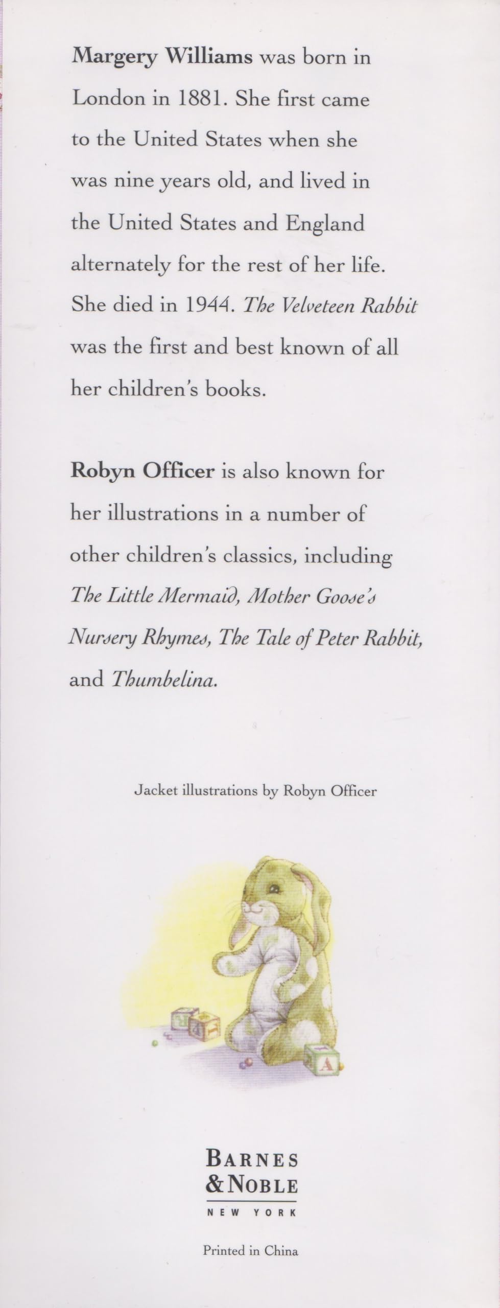 The Velveteen Rabbit
