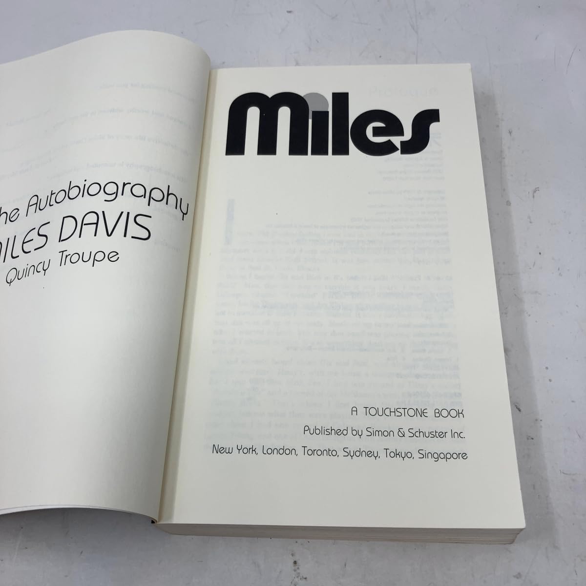 Miles: The Autobiography used book depot