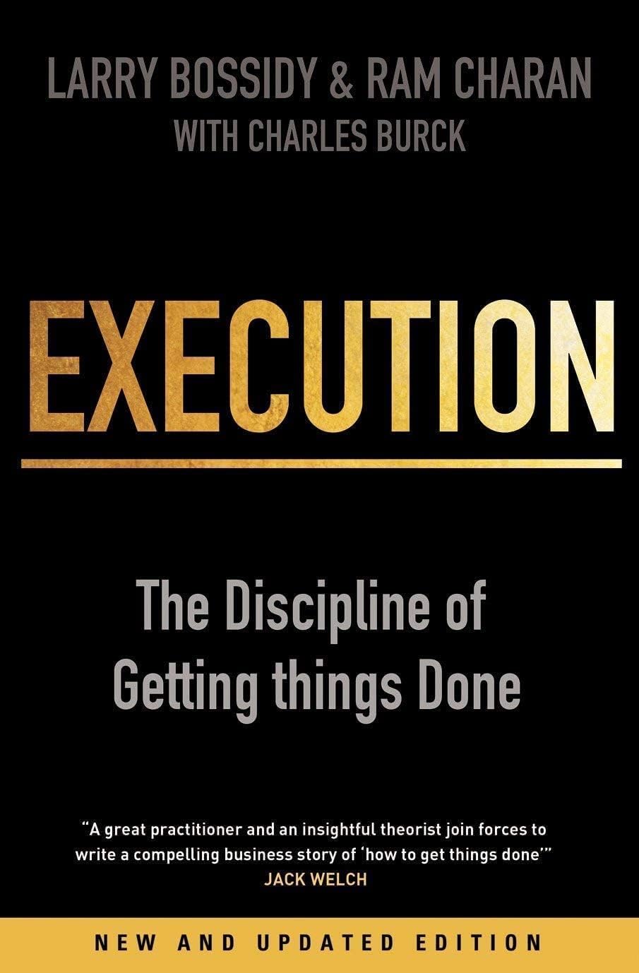 Execution: The Discipline of Getting Things Done used book depot