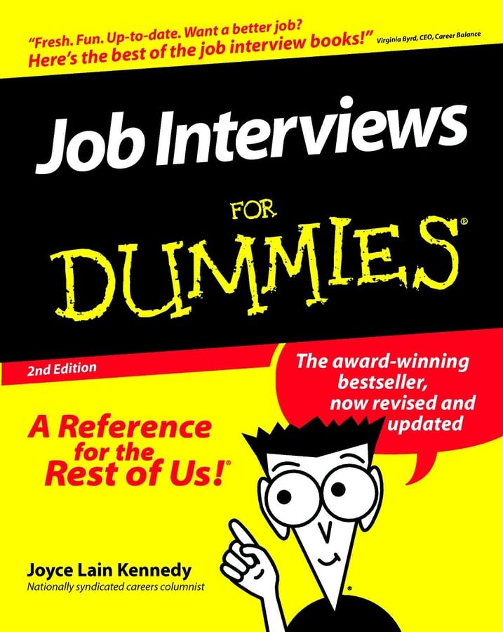 Job Interviews For Dummies used book depot