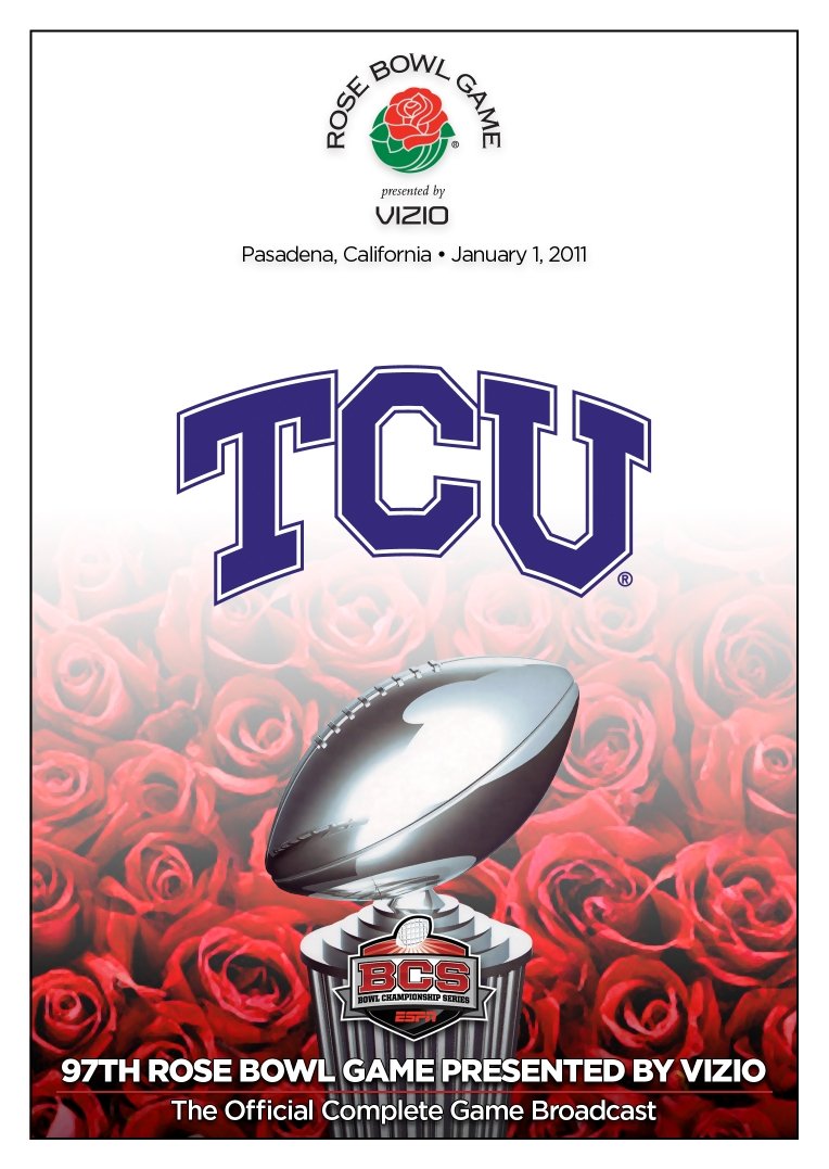 2011 Rose Bowl: Wisconsin vs. TCU used book depot