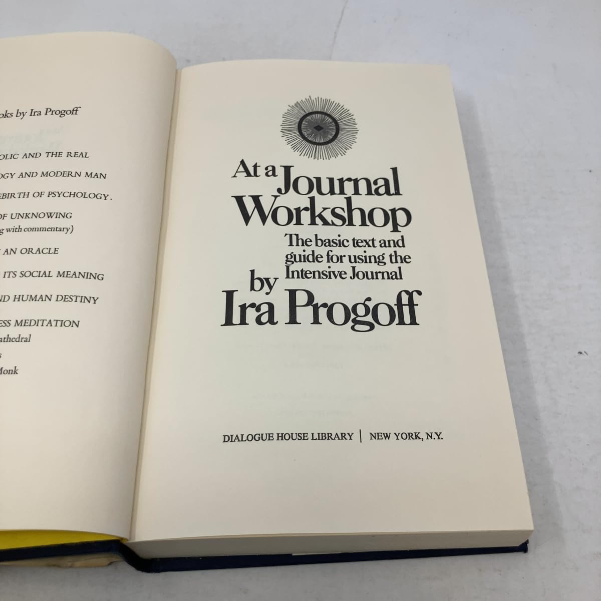 At a Journal Workshop
