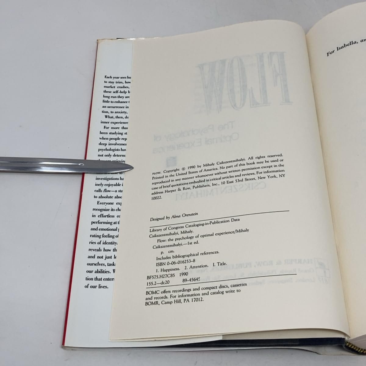 Flow: The Psychology of Optimal Experience used book depot