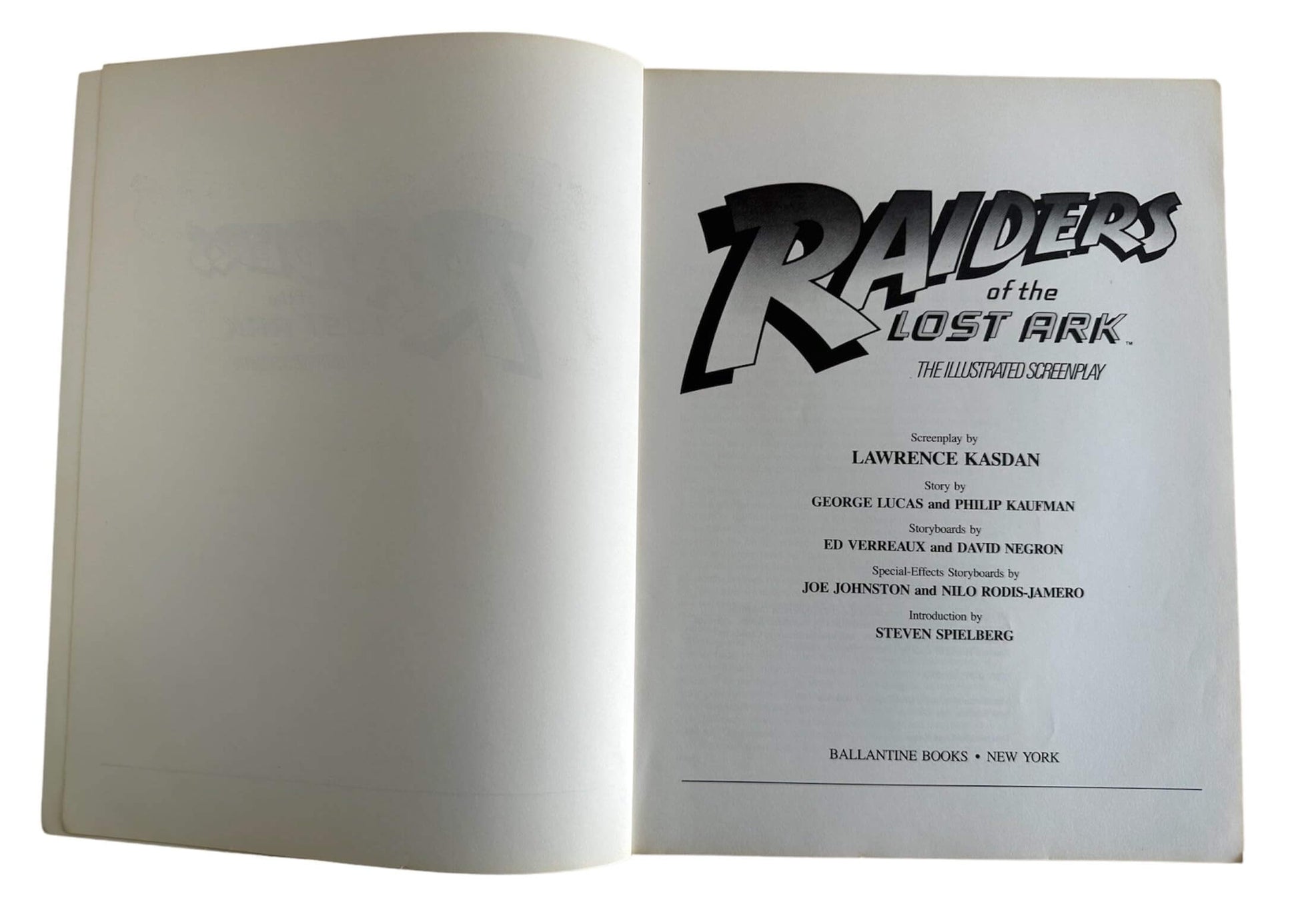 Raiders of the Lost Ark: The Illustrated Screenplay used book depot