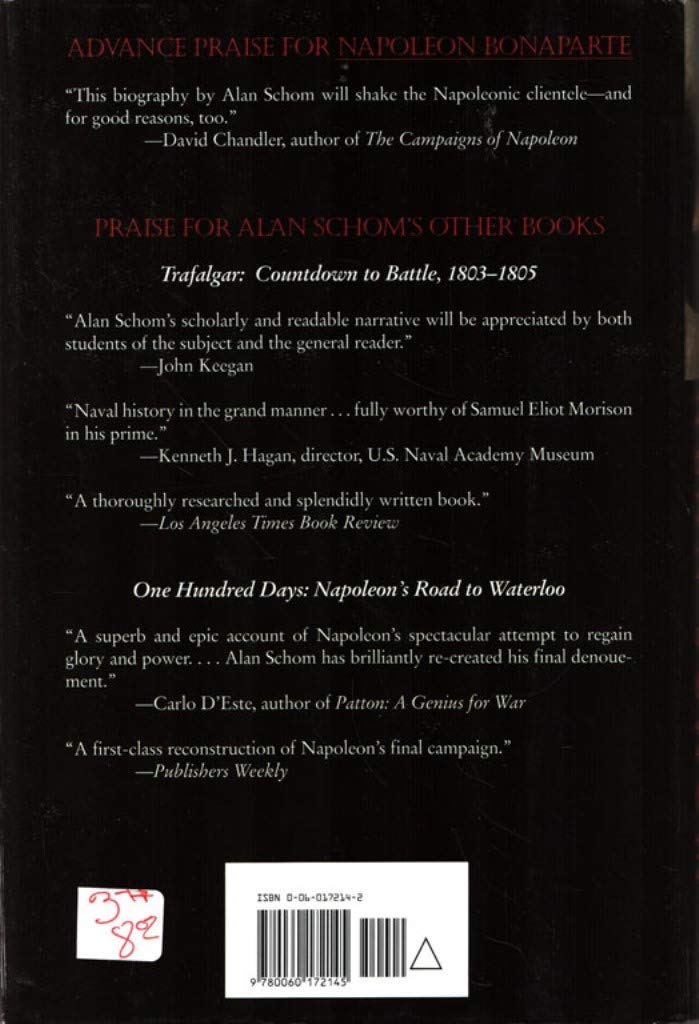 Napoleon Bonaparte: A Life used book depot